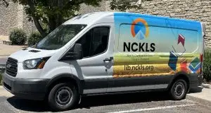 NCKLS Rotating Book Van