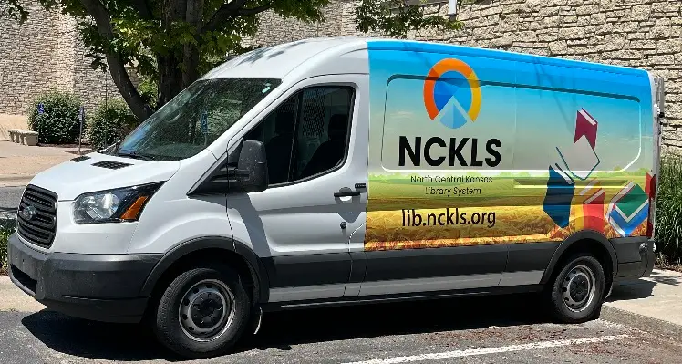 NCKLS Rotating Book Van
