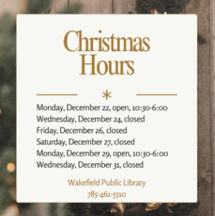 Christmas Hours