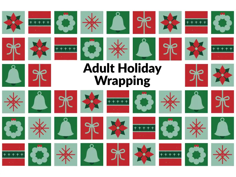 Adult Holiday Wrapping event
